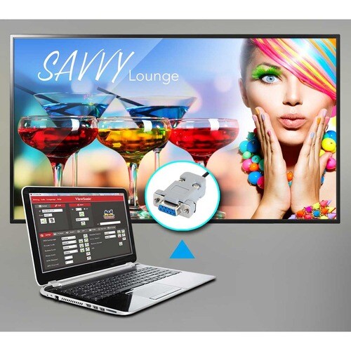 Écran commercial SMRT 43 pouces 4K ULTRA HD, résolution 3840 x 2160