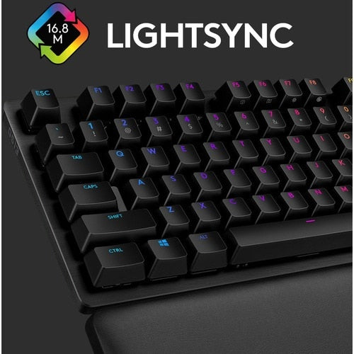 Teclado mecánico para juegos Logitech G513 CARBON LIGHTSYNC RGB con GX