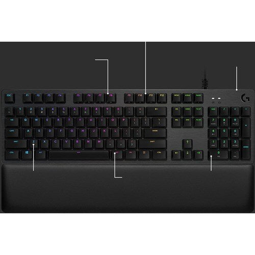 Teclado mecánico para juegos G513 CARBON LIGHTSYNC RGB con GX MULTI 4