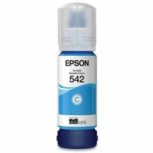 Bouteille d'encre cyan colorant T542 avec capteur SENSORMATIC