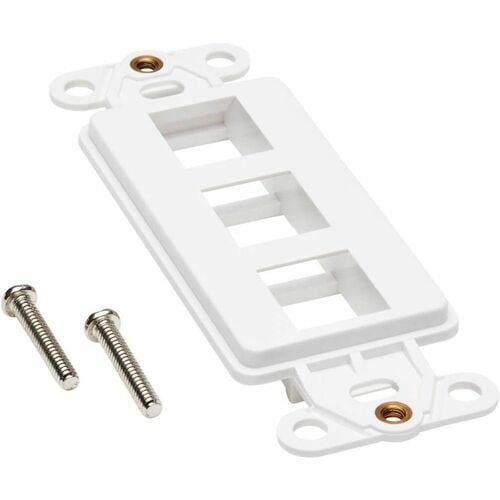 Inserto de placa central Tripp Lite by Eaton, estilo Decora, vertical, 3 polos