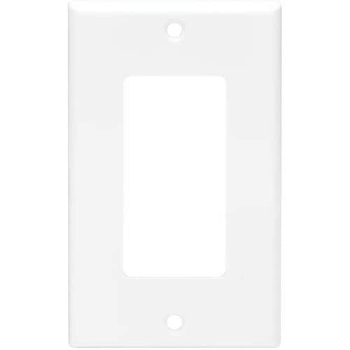Tripp Lite by Eaton Single-Gang Faceplate, Decora Style - Vertical, Wh