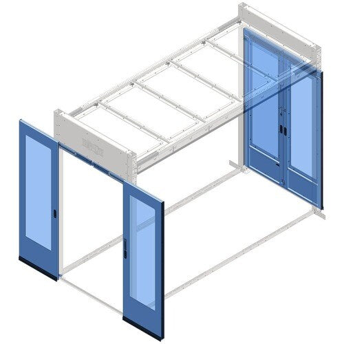 Kit de puerta doble corrediza Tripp Lite de Eaton para contenedor de pasillo frío/caliente
