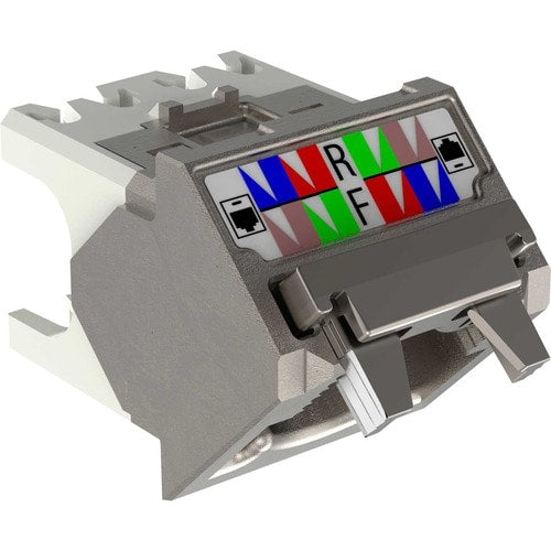 Tapa de cable en ángulo de 45° Panduit PanNet para conector TG blindado Cat 6