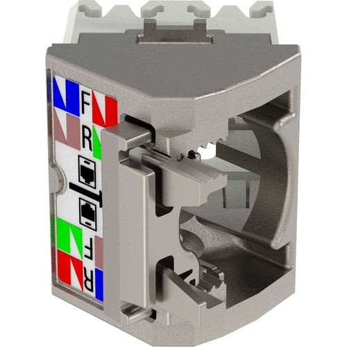 Tapa de cable en ángulo de 45° Panduit PanNet para conector TG blindado Cat 6