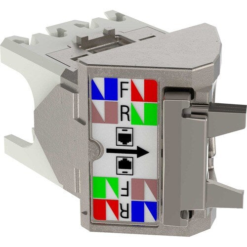 Tapa de cable en ángulo de 45° Panduit PanNet para conector TG blindado Cat 6