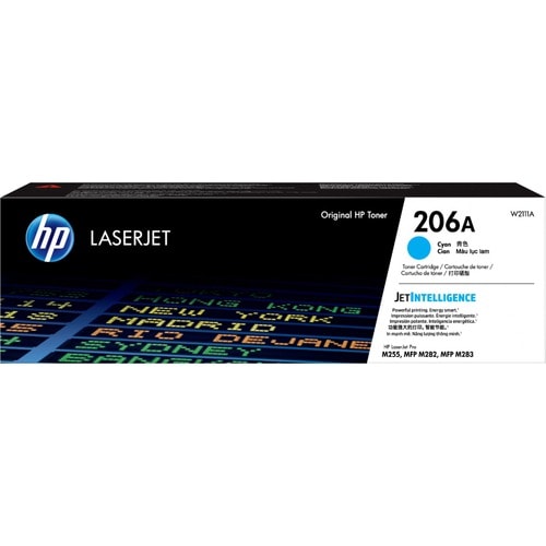 CARTOUCHE DE TONER LASERJET ORIGINALE CYAN 206A