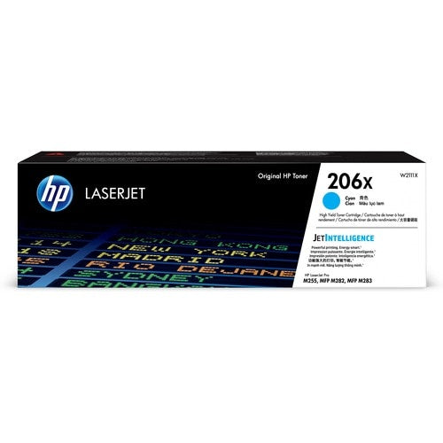 206X CYAN ORIGINAL LASERJET TONER CARTRIDGE