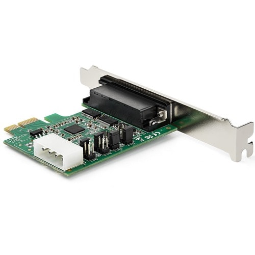 Tarjeta adaptadora serie PCI Express RS232 de 4 puertos de StarTech.com: PCIe a serie DB9 RS
