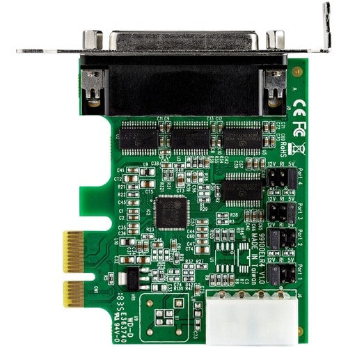 Tarjeta adaptadora serie PCI Express RS232 de 4 puertos de StarTech.com