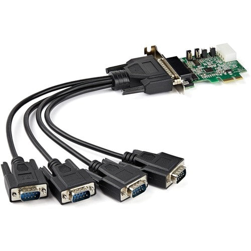 Tarjeta adaptadora serie PCI Express RS232 de 4 puertos de StarTech.com