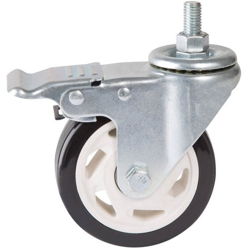 Roulettes pivotantes Tripp Lite par Eaton, 4 po - 4 po (101,60 mm) de diamètre - Acier - Argent - 4