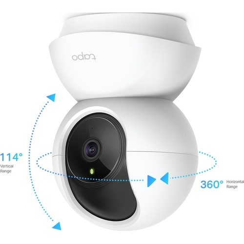 Tapo C200 Indoor HD Network Camera - Color - White - 30 ft (9.14 m) Night Vision