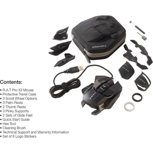 Mad Catz The Authentic R.A.T. Pro X3 Optical Gaming Mouse