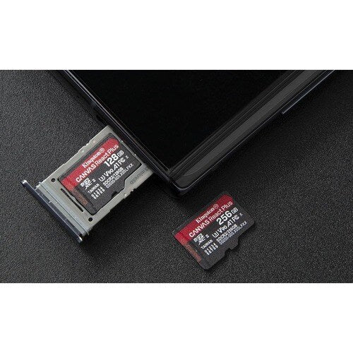 128GB MICROSDXC REACT PLUS SDCR2 W/ADAPTER + MLPM READER