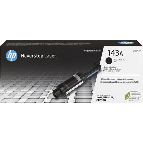 KIT DE RECARGA DE TÓNER LÁSER NEVERSTOP ORIGINAL NEGRO 143A