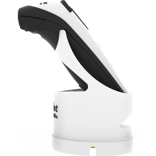 Lecteur de codes-barres laser Socket Mobile DuraScan® D730, blanc et station de charge - Wir