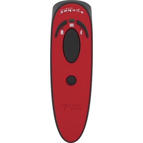Socket Mobile DuraScan® D740, lecteur de codes-barres universel, rouge et support de charge -