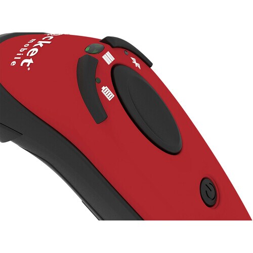Socket Mobile DuraScan® D740, lecteur de codes-barres universel, rouge et support de charge -