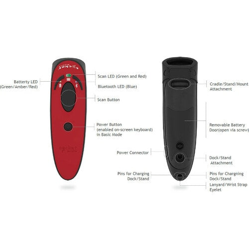 Lecteur de codes-barres et de passeports Socket Mobile DuraScan D760 Ultimate, v20 -