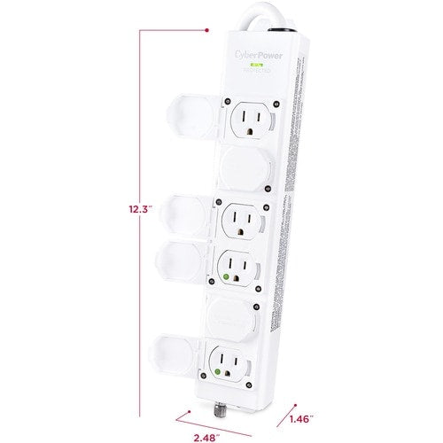 Cyber Power CyberPower MPV615S 6-Outlet Surge Suppressor/Protector - N