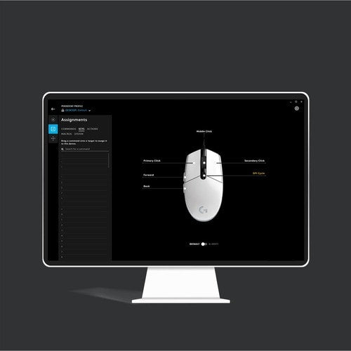 SOURIS DE JEU G203 LIGHTSYNC NOIRE