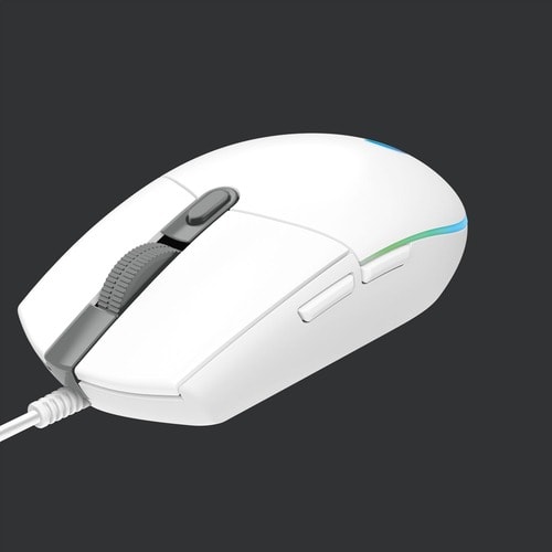 Ratón para juegos G203 LIGHTSYNC blanco