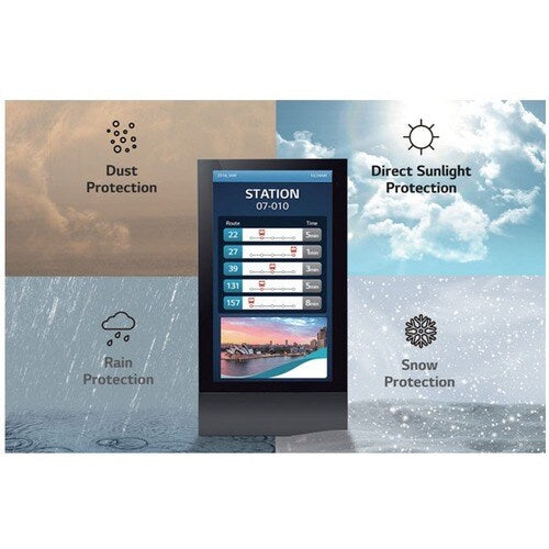 Écran d'affichage numérique LG 86XE3FS-B - LCD 86" (2 184,40 mm)