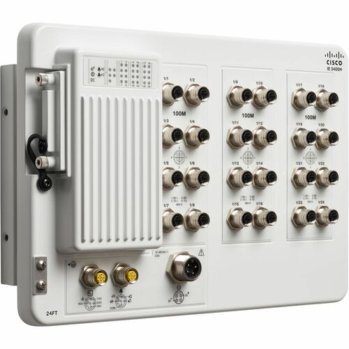 CATALYST IE3400 HEAVY DUTY W/24 FE M12 INTERFACES IP67 NA