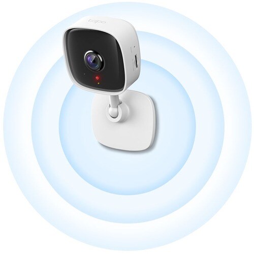Cámara de red Tapo C100 de 2 megapíxeles para interiores Full HD - Color - Blanco - 30 pies (9,1