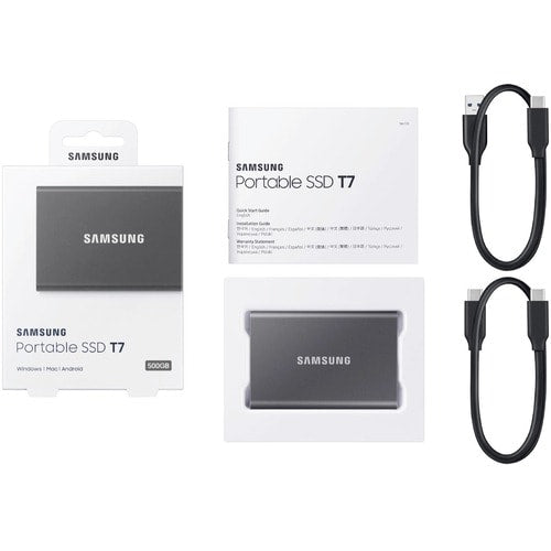 1T USB 3.2 GEN. 2 T7 PORTABLE SSD GREY