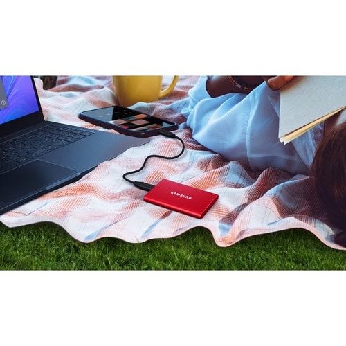2TB USB 3.2 GEN. 2 T7 PORTABLE SSD RED