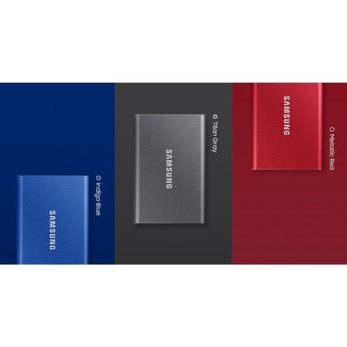 SSD PORTÁTIL T7 DE 2 TB USB 3.2 GEN. 2 GRIS