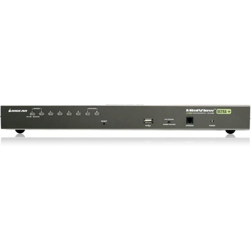 COMMUTATEUR KVM VGA COMBO USB PS/2 8 PORTS AVEC ADAPTATEUR DISPLAYPORT VERS VGA