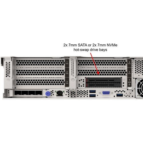 Lenovo ThinkSystem SR665 7D2VA01JNA 2U Rack Server - 1 EPYC 7282 2.40 GHz - 16 GB RAM