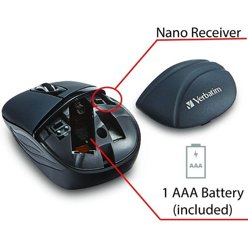 SOURIS DE VOYAGE WL MINI SÉRIE COMMUTER GRAPHITE MULTI 6