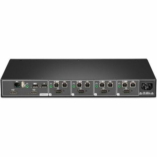 CYBEX 4PORT SC UNIV DP/H SECURE MULTIVIEWER KVM WITH CAC PP4.0