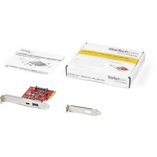 Carte PCIE USB-A/USB-C 2 ports 10 Gbit/s USB 3.1 GEN 2 PCI Express