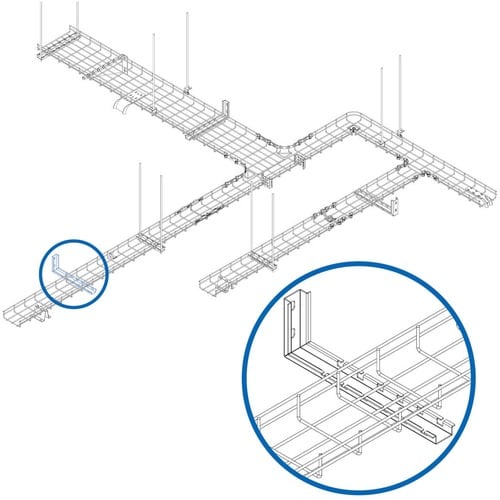 Support de montage pour chemin de câbles Tripp Lite by Eaton SmartRack SRWBWALLBRKT