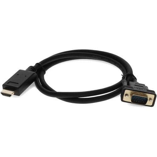 AddOn 6ft HDMI 1.3 Male to VGA Male Black Cable For Resolution Up to 1920x1200 (WUXGA)
