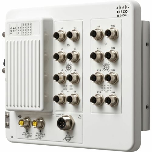 CATALYST IE3400 HEAVY DUTY W/16 GE M12 INTERFACES IP67 NA