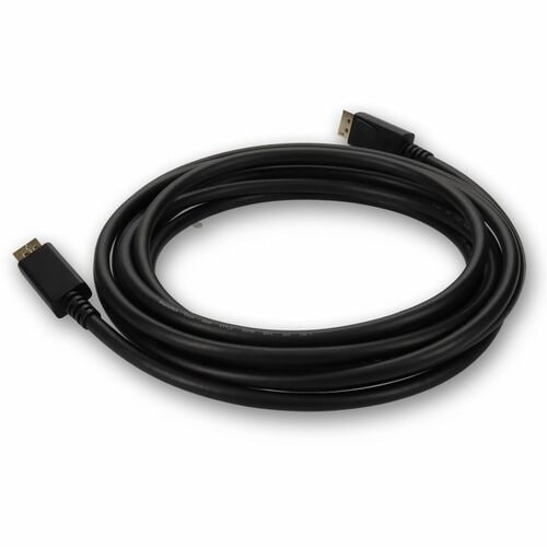 AddOn 15ft DisplayPort Male 1.4 to DisplayPort 1.4 Male Black Adapter Cable