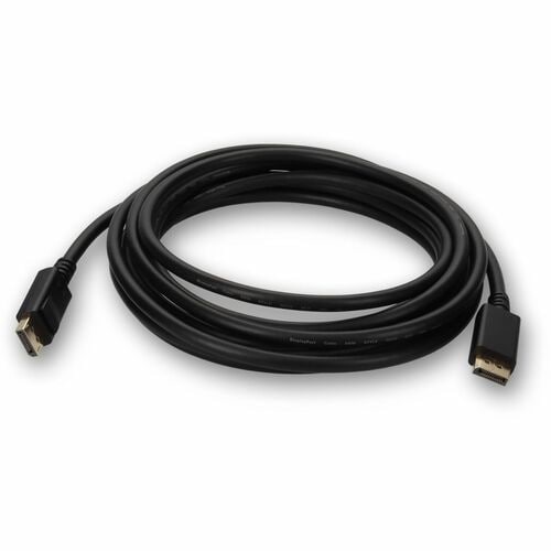 AddOn 15ft DisplayPort Male 1.4 to DisplayPort 1.4 Male Black Adapter Cable