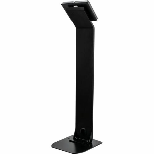Quiosco de suelo pequeño con cerradura CTA Digital Premium (negro) - Pantalla de hasta 8" S