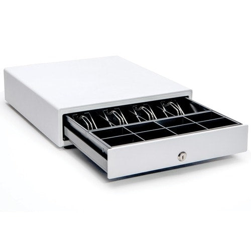 Star Micronics CD4-1416 Choice Cash Drawer, White, 14Wx16D, 4Bill-8Coin - Printe