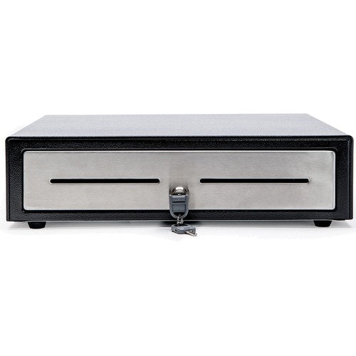 Star Micronics CD4-1416 Choice Cash Drawer, Black, 14Wx16D, Stainless Drawer Fro
