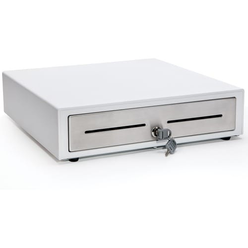 Star Micronics CD4-1416 Choice Cash Drawer, White, 14Wx16D, Stainless Steel Draw