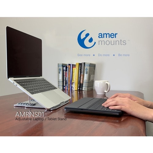 Support pliable pour ordinateur portable et tablette Amer Mounts AMRNS01