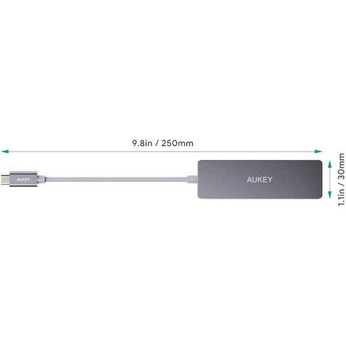AUKEY 5 Port USB C Hub (Space Grey)