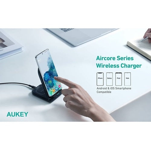 Base de carga inalámbrica 2 en 1 AUKEY Aircore